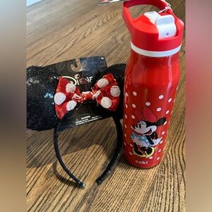 Mickey Mouse Disney Water Bottle and Ears : Aldi 
New